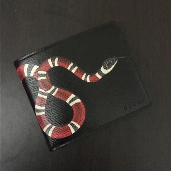 Gucci Accessories - Gucci Snakeskin Wallet Authentic
